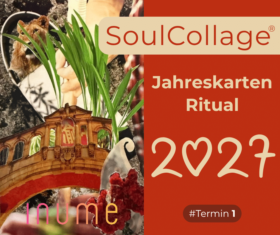SoulCollage Jahreskarte 2027 #1 orange | inume